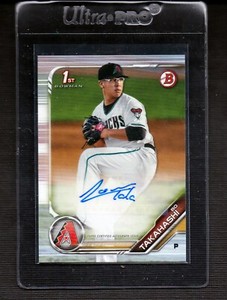 2019 BO TAKAHASHI BOWMAN RC AUTO #PA-BT DIAMONDBACKS