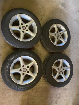 1 satz Sommereifen Kompletträder Alefelgen 7x15 mit 195/65R15 5x112 - Bild 1 von 4