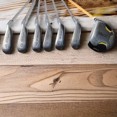 Wilson Ultra High MOI 5-9 + PW+ Fairway Golf Club Set 7 Clubs Mens Right Hand - Image 1 of 4