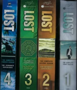 Lost The First Four Seasons [DVDs 2005-2008[ Free Shipping Very Good - Picture 1 of 5