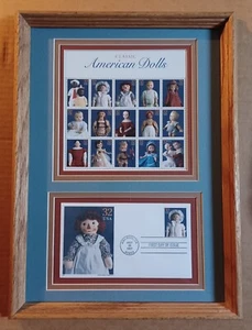 Classic American Dolls Commemorative USPS Stamp Set and First Day of Issue Cover - Picture 1 of 3