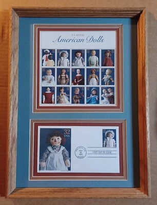 Classic American Dolls Commemorative USPS Stamp Set and First Day of Issue Cover - Image 1 of 4