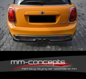 CUP Heckansatz SCHWARZ für Mini Cooper S MK3 F56 Diffusor Heckschürze Ansatz - Bild 1 von 10