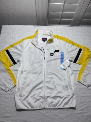 Chaqueta grande blanca con cremallera Utah Jazz marca NBA para hombre nueva con etiquetas Foto 1 de 4