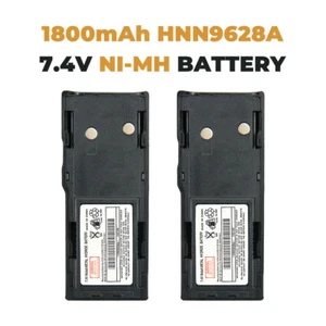 2 piezas Batería de Ni-MH 1800mAh HNN9628 para MOTOROLA GP88 GP300 GP600 GTX800 PTX600 - Imagen 1 de 12