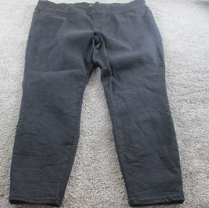 Belle Curve Jeans Jeggings 24+ L27 Stretch Elastic Waist Black Pullover - Picture 1 of 16