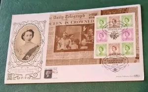 GB-1998"DEFINITIVE WILDING PORTRAIT" Benham 22ct Gold LTD ED FDC London W5 SHS - Picture 1 of 2