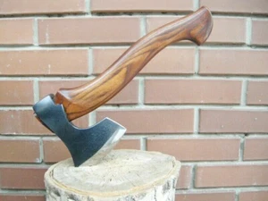 Handmade Axe Vintage Russian Bearded Axe Hatchet - Free Engraving Outdoor Gift - Picture 1 of 5