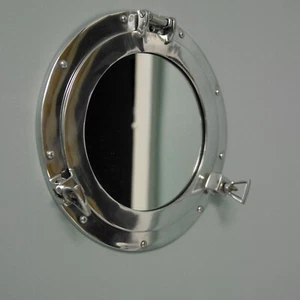 15" Polish finish Porthole Nautical Maritime Ship Boat Wall Window Home porthole - Picture 1 of 4