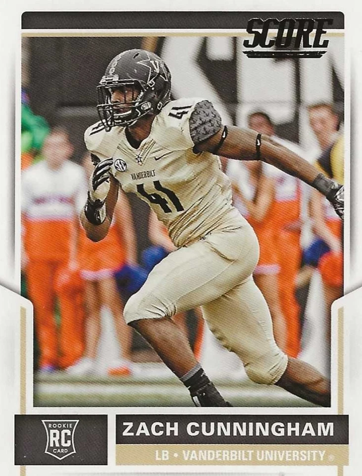 2017 Score - Rookies Zach Cunningham #344 (RC) - Image 1 of 1