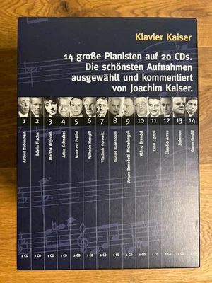 Klavier Kaiser - 14 grosse Pianisten auf 20 CDs  - Süddeutsche - Zustand gut - Bild 1 von 4