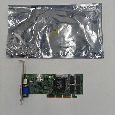 NVidia GeForce 2 MX 200 VGA 32mb AGP Card Video Card - Image 1 of 4