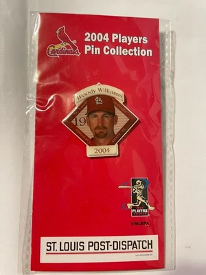 2004 St. Louis Cardinals Player Pin – Woody Williams Post Dispatch NIP - Image 1 of 4