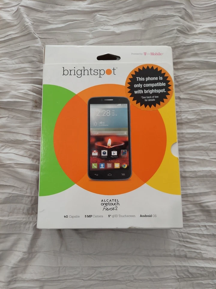 Brightspot Alcatel one touch Fierce 2 Prepaid phone Powered by T-MOBILE - Image 1 of 4