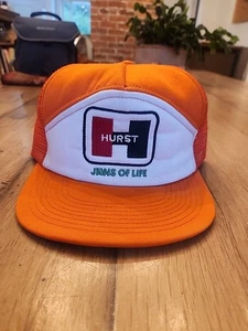 Vintage Hurst Jaws Of Life Snapback Mesh Trucker Mütze Made In USA Selten NEU - Bild 1 von 6