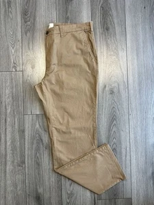 M&S Regular Fit Herren Dark Stone Chino Hose W40 in L33 in - Bild 1 von 12
