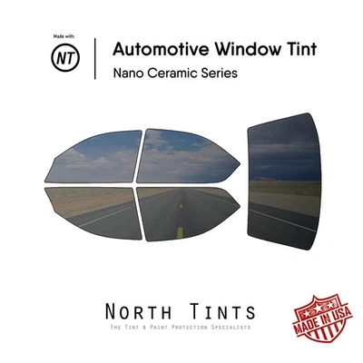 Película de tinte de ventana precortada nano cerámica vidrio para automóvil Dodge Neon 1995-1999 sedán Foto 1 de 4