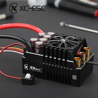 XC E6-MAX 550A ESC 4-8 LiPo for RC Brushless Car 1/5 1/7  (*NO TARIFFS TO USA) - Image 1 of 4