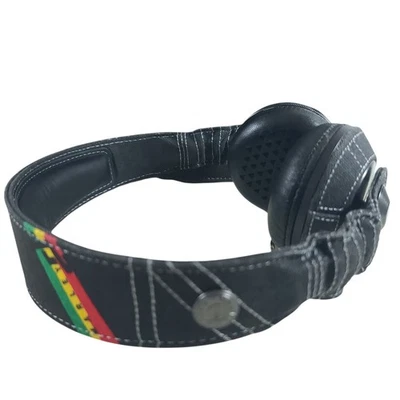 House of Marley Riddim On-Ear Headphones MIDNIGHT Black W/Carry case EM-JH053 - Image 1 of 4