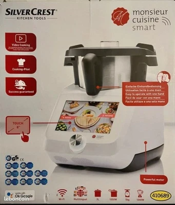 Robot Monsieur Cuisine SMART Wi-Fi connecté avec accessoires Très bon état - Imagen 1 de 3