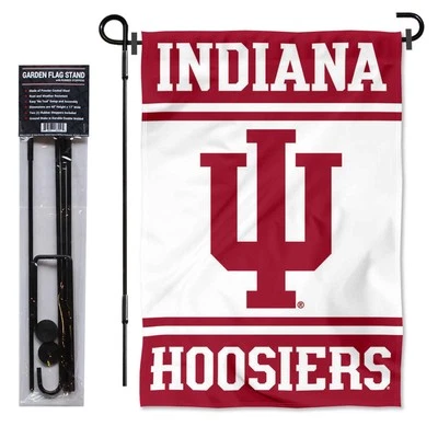 Indiana Hoosiers Garden Flag and Yard Stand Included - Image 1 of 4