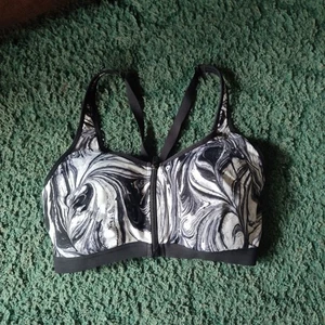 Victoria Sport Victoria's Secret Sports Bra Black White Size 34DD - Picture 1 of 16