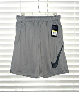 Pantalones Cortos de Entrenamiento Para Hombre Nike Dri-Fit Pequeños Grises Nuevos Con Etiquetas - Imagen 1 de 5