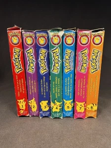 Vintage Pokémon VHS Tape Collection French Box Set Lot Of 7 - Picture 1 of 5