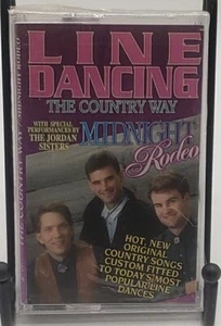 Line Dancing the Country Way / Midnight Rodeo Cassette New Sealed - Picture 1 of 4