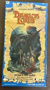 Grenadier Models Dragon Lords 2523 Storm Dragon Complete In Box 1985 D&d 25mm - Picture 1 of 7