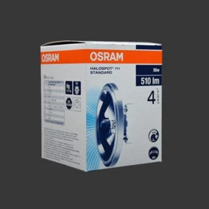 OSRAM HALOSPOT 111 12V 50W 24° 41835FL Halogen Lamp Cup Aluminum Reflective Lamp - Picture 1 of 3