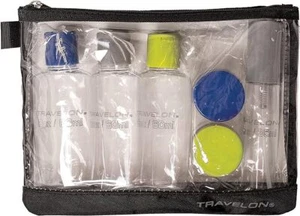 new nip Travelon 1 Quart Zip Top Bag with Bottles, Clear, One Size - Picture 1 of 1
