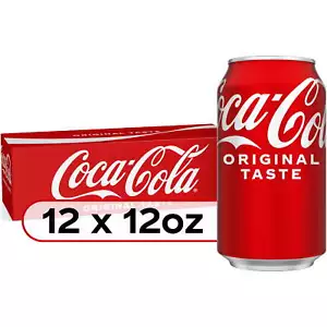 Coca-Cola Classic Soda Pop Kühlschrankpackung, 12 flüssige Unzen Dosen, 12er Pack - Bild 1 von 8