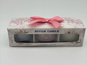 BOYUJK Candle Set with 30-40 Hours of Burning Brand New - Natural Healing - Picture 1 of 4