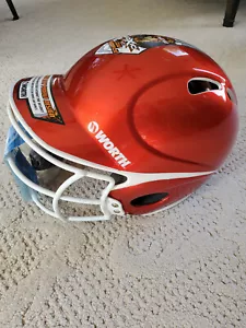WORTH Toxic Low-Profile Batting Helmet W/Wire Guard (MSRP $48) - Picture 1 of 2