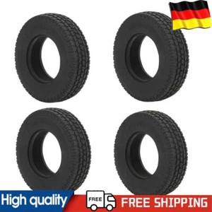 4 Pcs Rubber Tires Wheel Tires Tyres for 1:14 Tamiya Tractor Truck RC Car Part - Bild 1 von 12