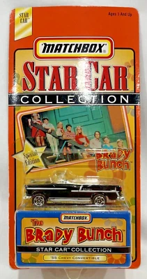 Matchbox Star Car Coll Brady Bunch 55 Chevy Convertible L88 NRFP Perfect Cond - Image 1 of 4