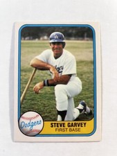 1981 Fleer - #110 Steve Garvey Los Angeles Dodgers All-Star MVP