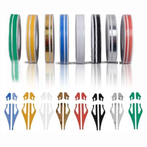 Car Vinyl Decal 1/2" Pinstriping Pin Stripe Tapes Double Line Sticker Universal - Picture 1 of 9