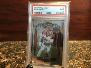 2020 Panini Select Joe Burrow Rookie # 146 Premier Level RC PSA 9 MINT - Picture 1 of 2