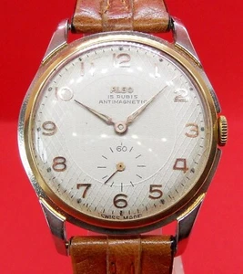SWISS MADE ALBO jumbo vintage 1950 mov. EB 1197N DA REVISIONARE - Imagen 1 de 18