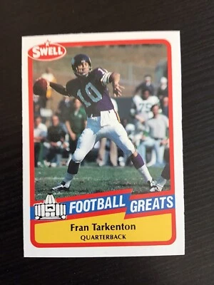 1989 Swell Greats #138 Fran Tarkenton - Minnesota Vikings - HOF - Image 1 of 2