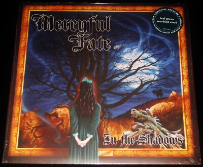 Mercyful Fate: In The Shadows - Limited Edition LP Teal Marbled Vinyl Record NEW - Image 1 of 3