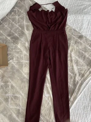 Mono Blusa Borgoña REBECCA MINKOFF Usado Talla 4 Mameluco Foto 1 de 4