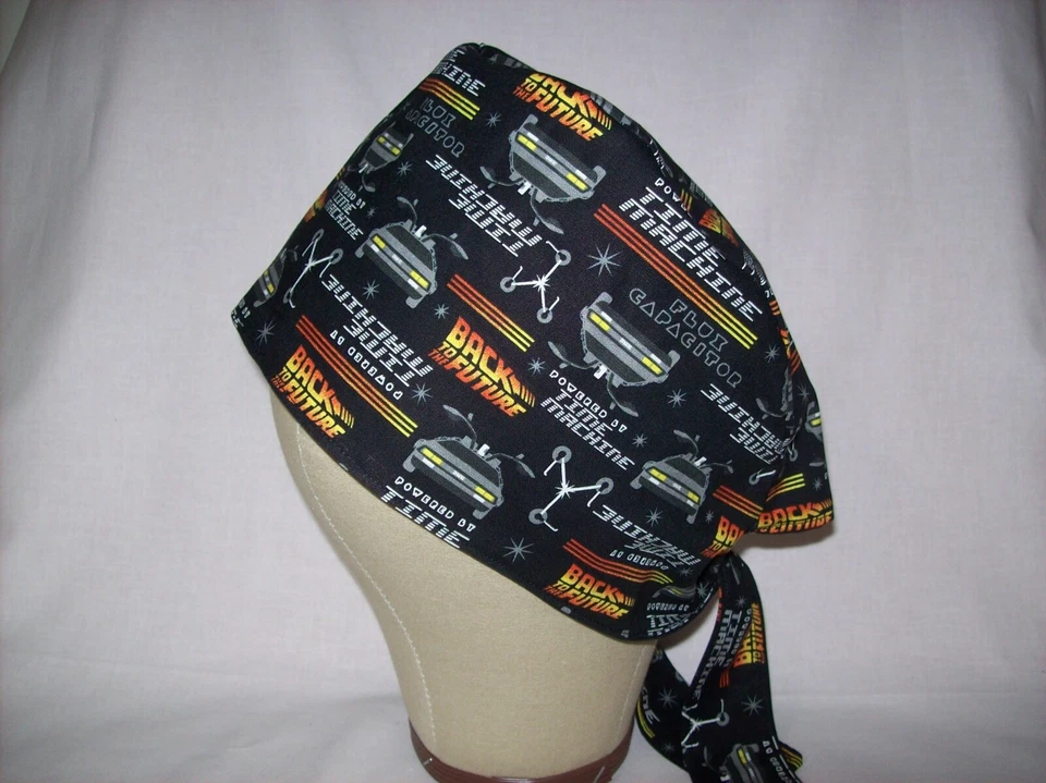 Men/Women Surgical Scrub Cap Lined Back 100% Cotton - Image 1 of 3