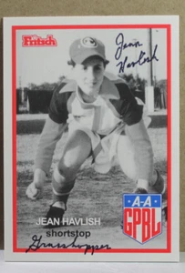 AAGPBL "JEAN HAVLISH" SIGNED CARD #77 - Bild 1 von 2