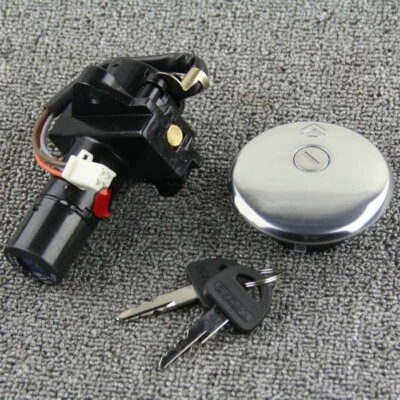 Ignition Switch Fuel Gas Cap Lock Set For Suzuki GN250 1985 1986 1987 1988-2001 - Image 1 of 2