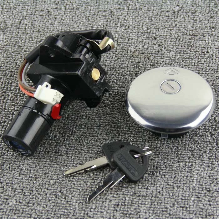 Ignition Switch Fuel Gas Cap Lock Set For Suzuki GN250 1985 1986 1987 1988-2001 - Imagem 1 de 2