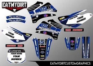 KIT GRÁFICOS PERSONALIZADOS PARA YAMAHA TTR125 01-07 PEGATINA MOTOCROSS MX CALCOMANÍA TTR 125 - Imagen 1 de 4