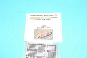 TRUCK BED (CATTLE) KIT N SCALE FOR "classic metal works" by gc laser # 02232 - Picture 1 of 2